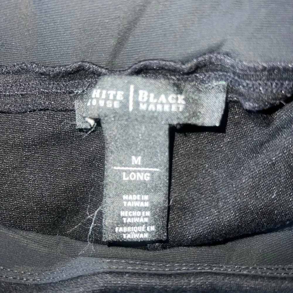 White House Black Market Black Leggings - Picture 3 of 3